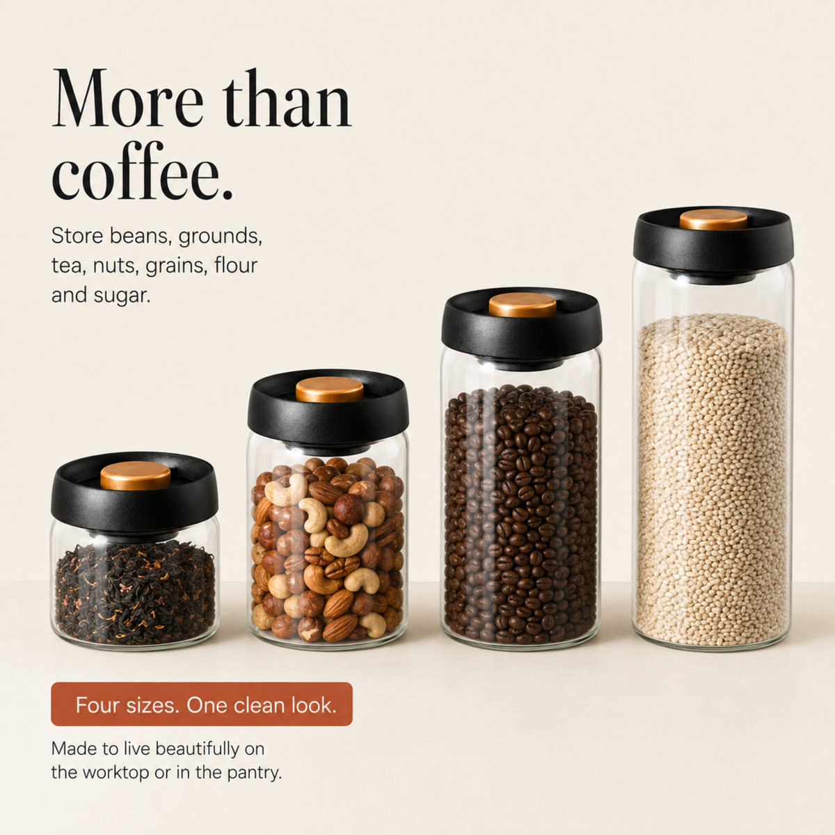 Airtight Coffee Storage Jar
