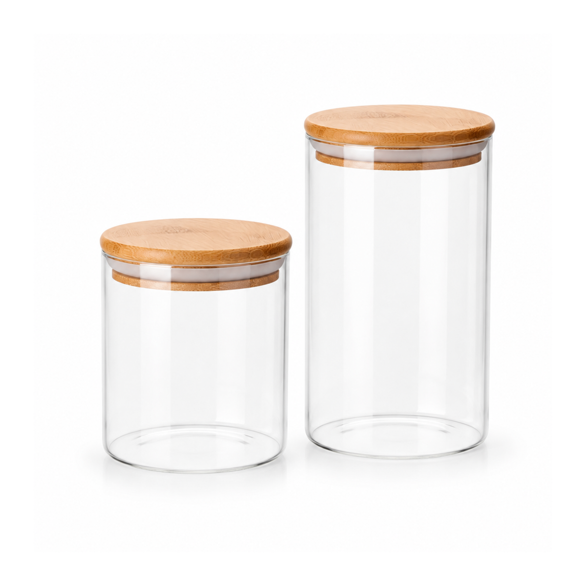 10-Piece Glass Storage Jar Set