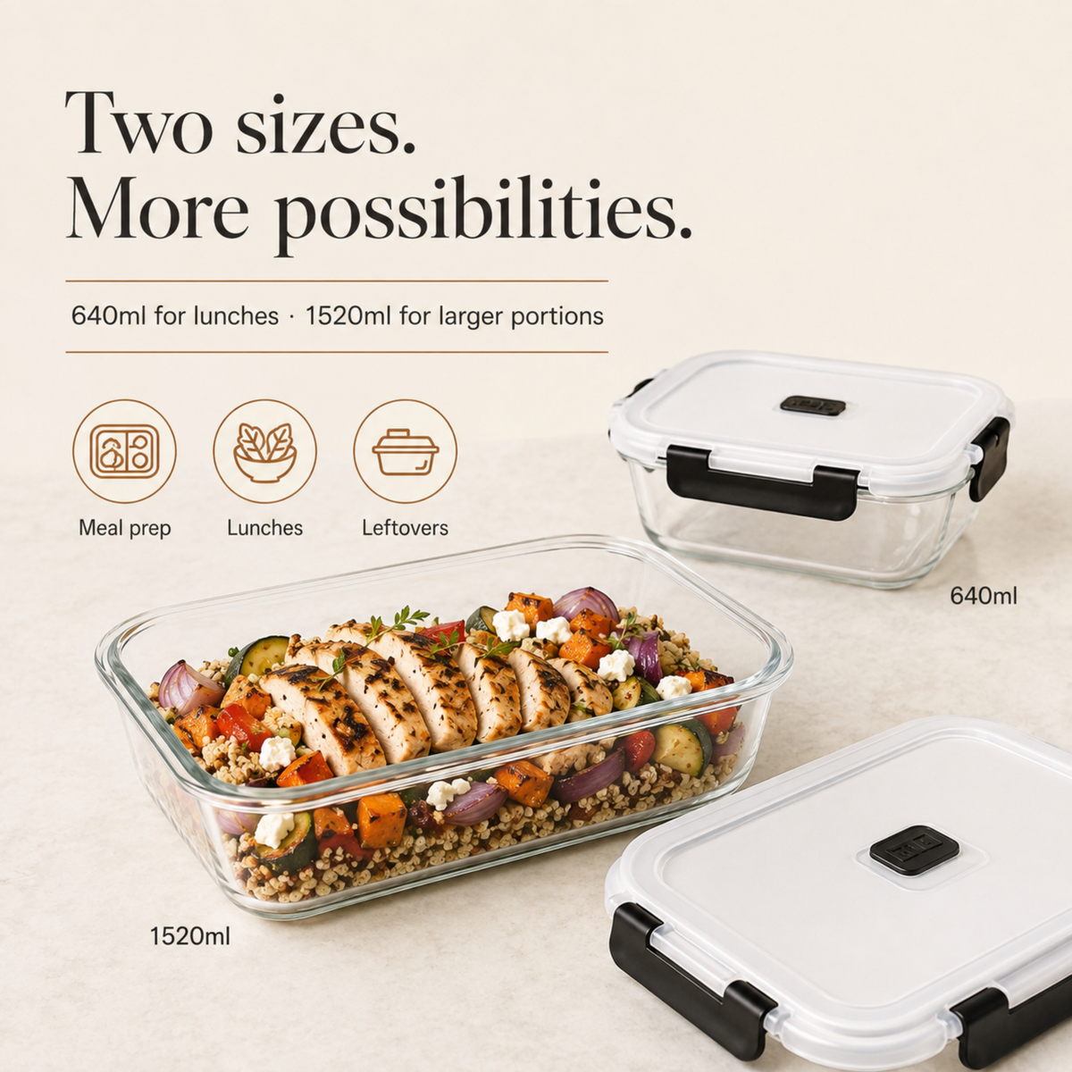 Glass Meal Prep Containers