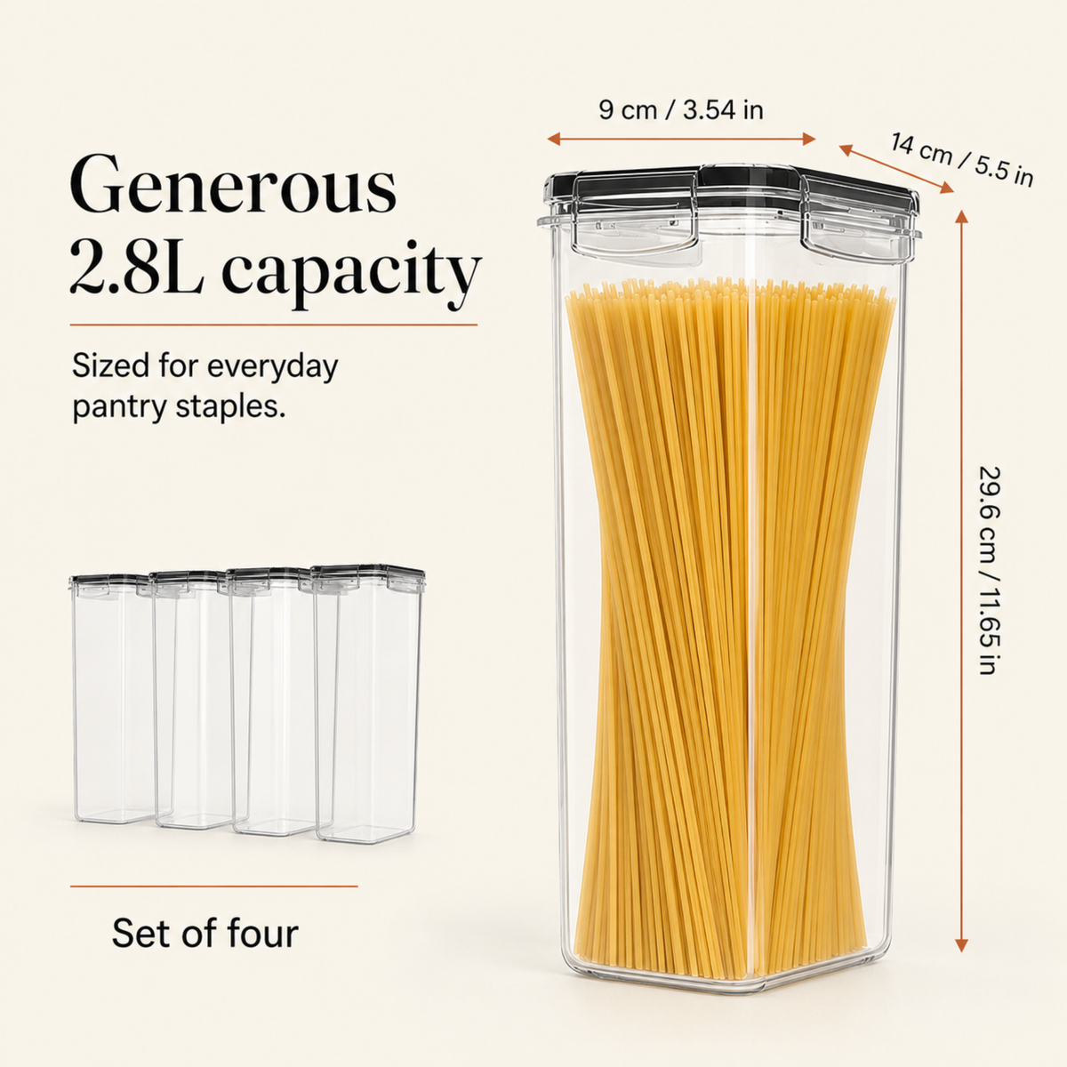 Airtight Food Storage Container