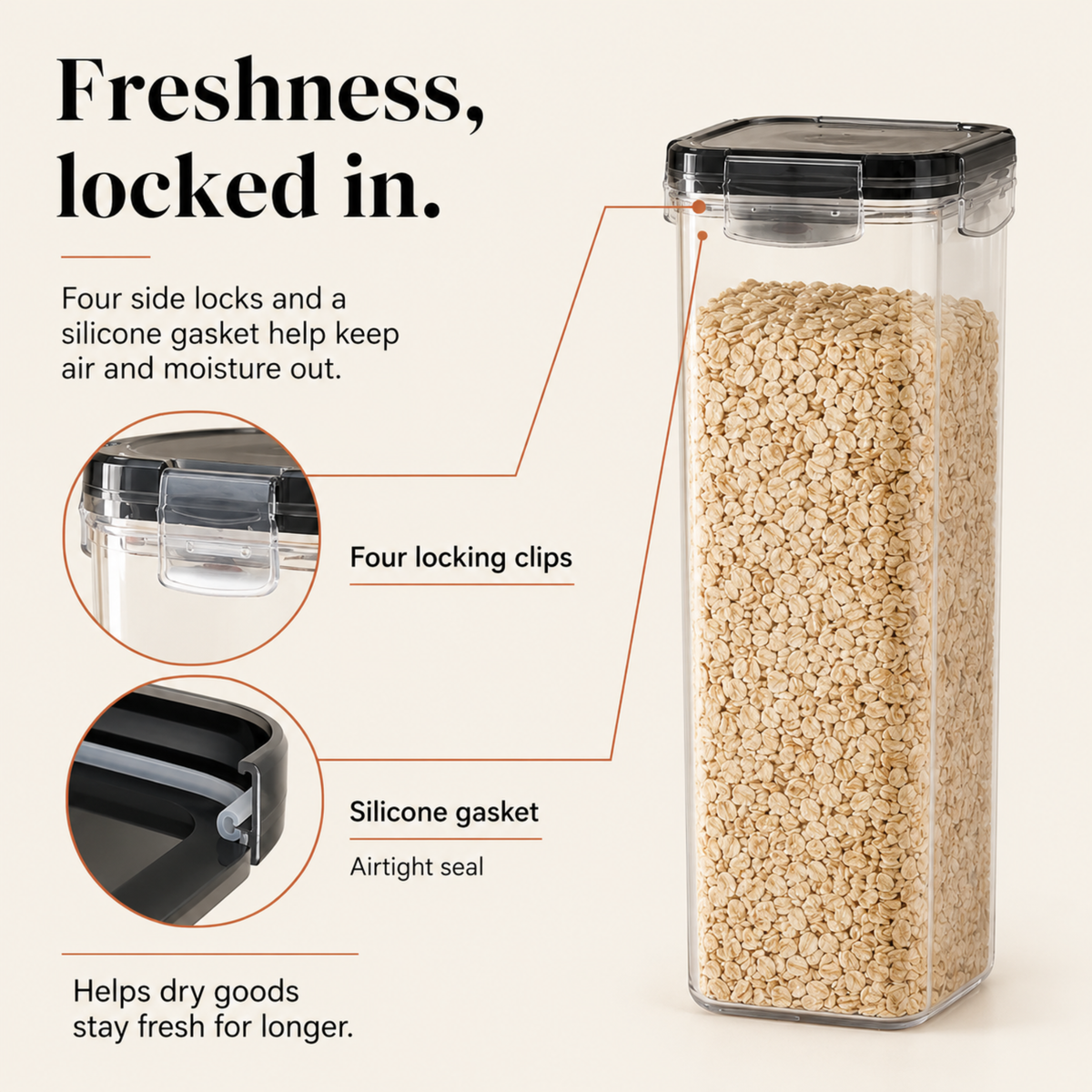 Airtight Food Storage Container