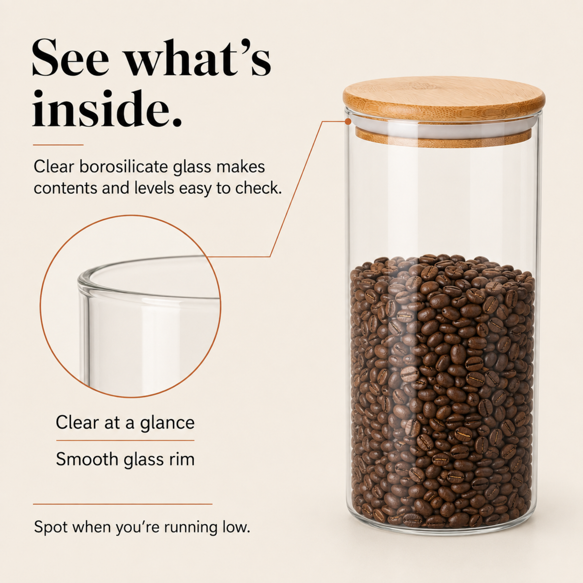 10-Piece Glass Storage Jar Set
