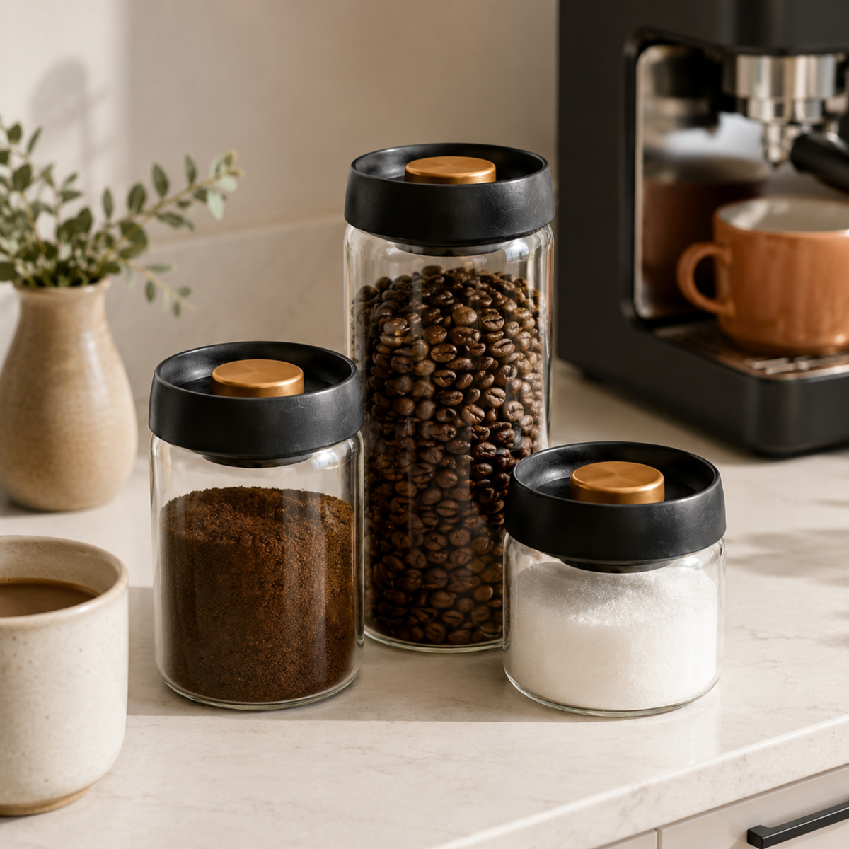 Airtight Coffee Storage Jar